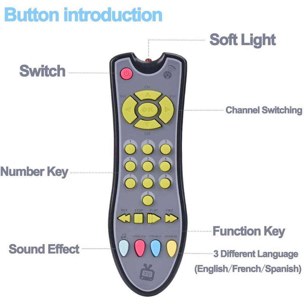 Baby Music Remote Control Toy with Lights E336713