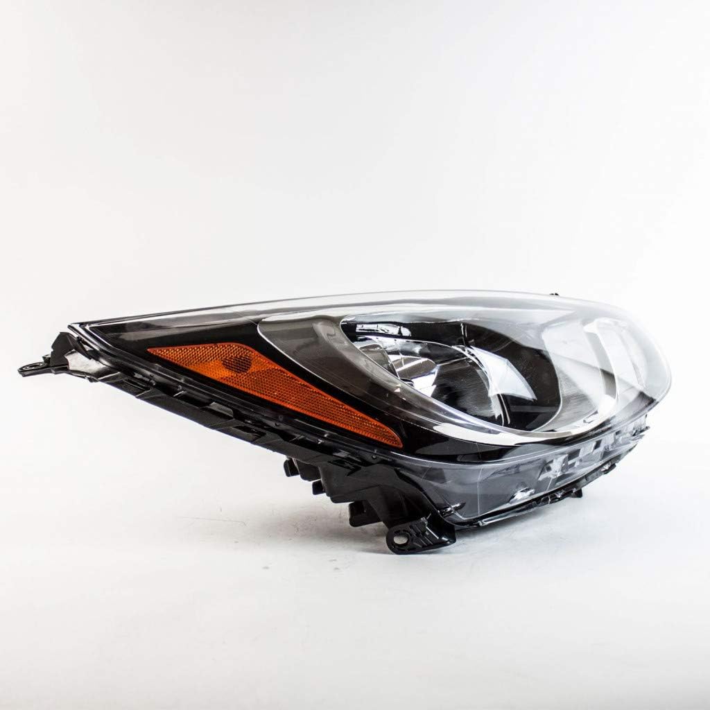 Hyundai Accent Headlight 2012 2013 2014 2015 Pair Black Housing O973