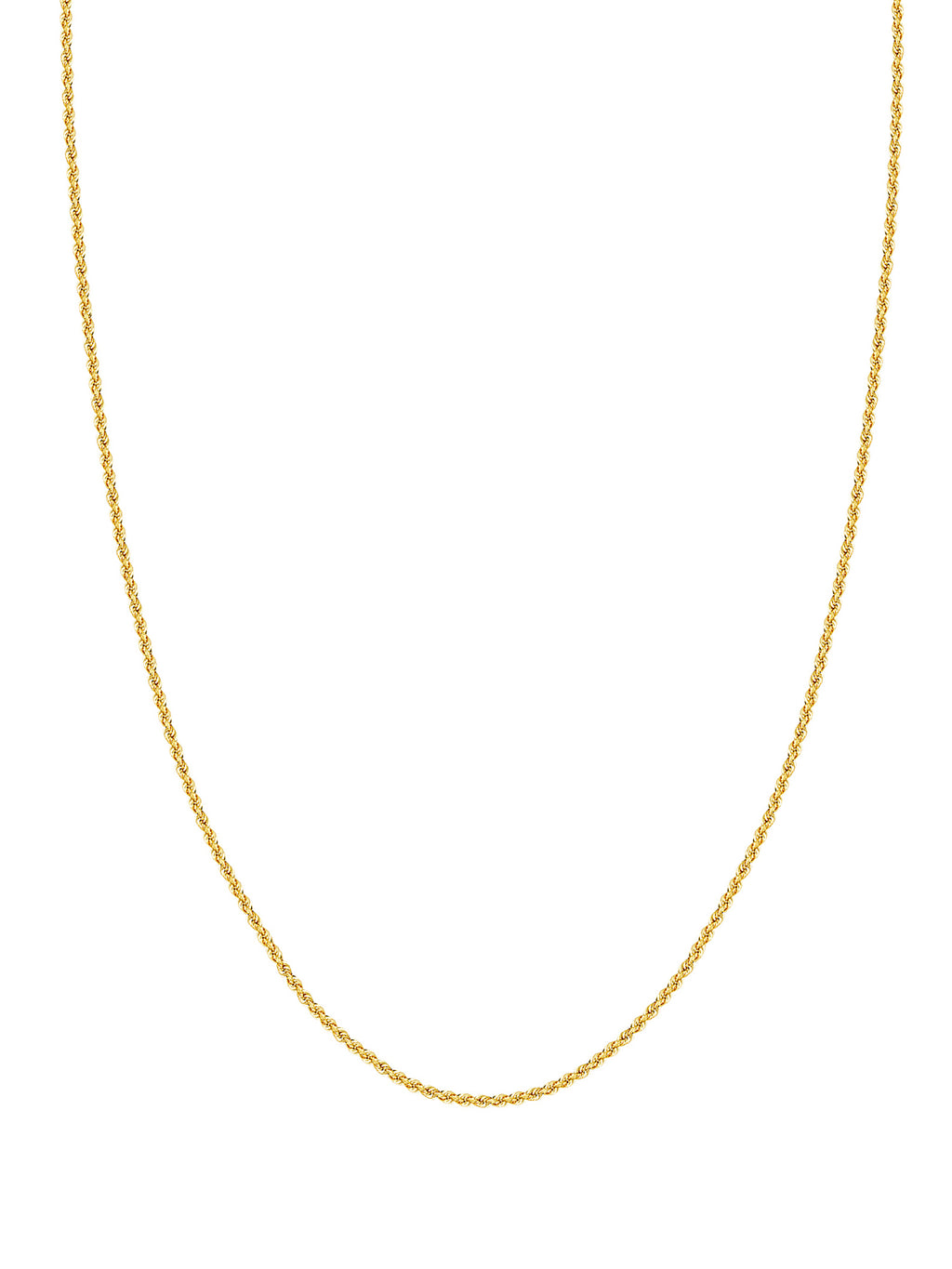 18" 1.05mm Diamond Cut Double Rope Necklace Y559