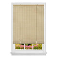 Cordless Vinyl Semi-Sheer Roll-Up Shade, 72x22 W x 72x22 L, Desert/Almond J921