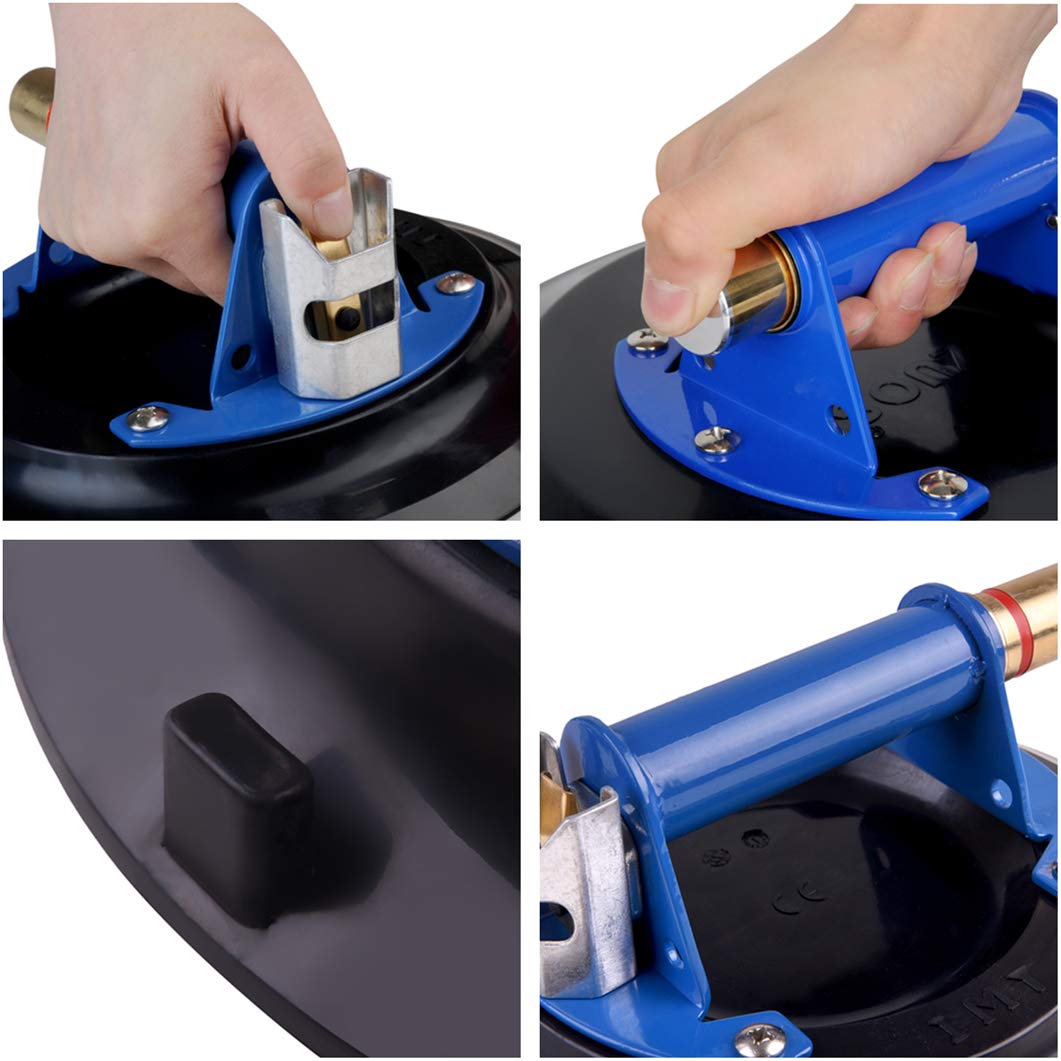 2 Pack 8 Glass Suction Cup Heavy Duty Hand-held Vacuum Panel Lifter E76480