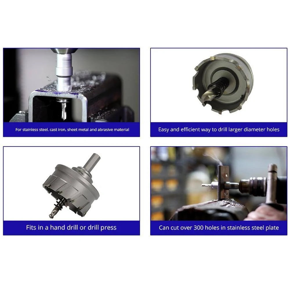 Carbide Tipped Hole Cutter, 3-1/4x22 C443