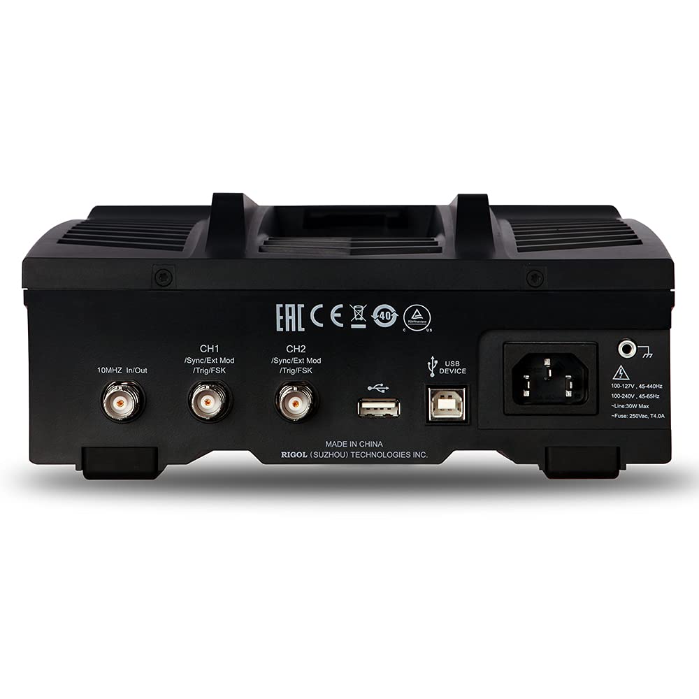 Function/Arbitrary Waveform Generator, 50 MHz, 250 MSa/s, 2 Channels, 16 Mpts, 16 Bit Vertical Resolution, 4.3 Inch TFT Colour Touch Screen M5938
