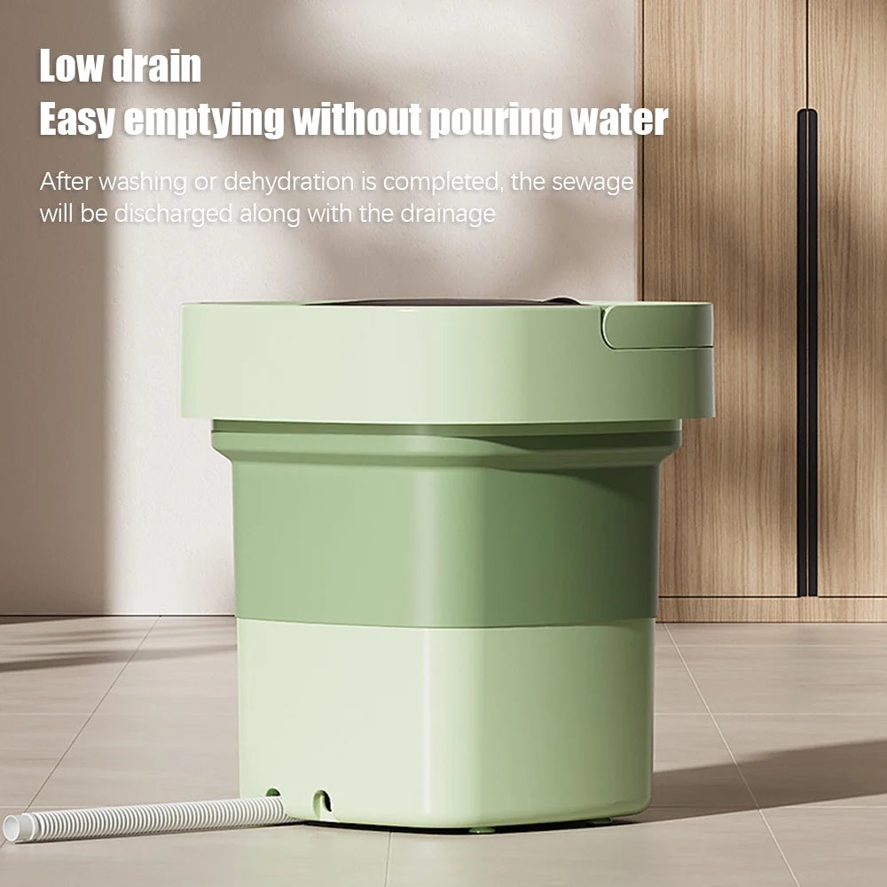 Portable Washing Machine with UV Sterilization Foldable Dryer with Drain Hose M320474