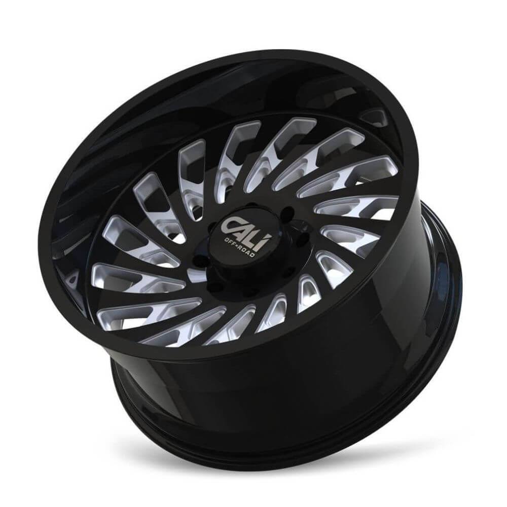Black Milled 20x12 6x135 Wheel N81462
