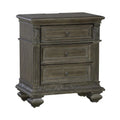 3-Drawer Wood Nightstand C77107