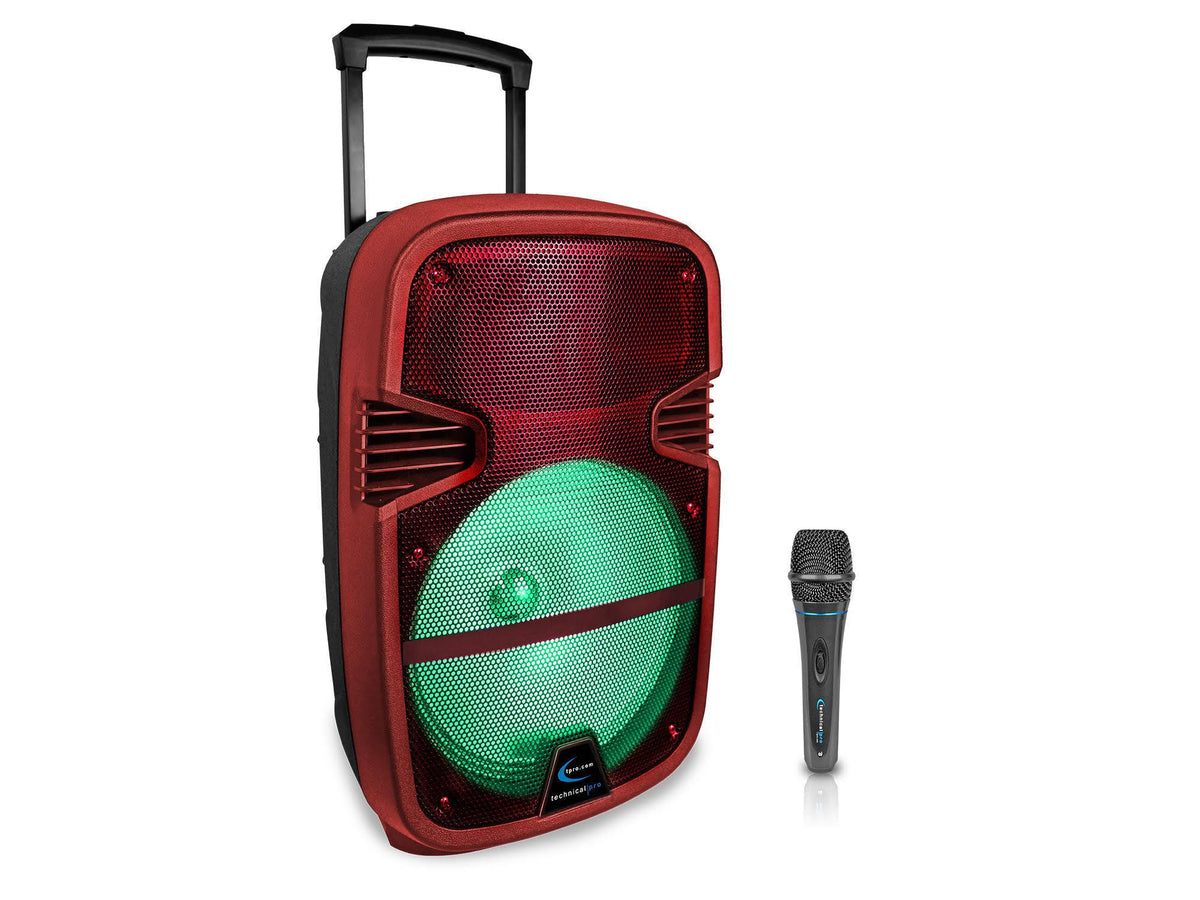 Blue Rechargeable Bluetooth LED Speaker X61872