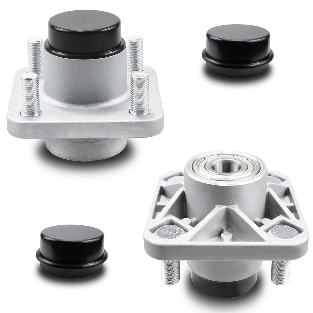 2Pcs Front Wheel Hubs Assembly with Bearings I893