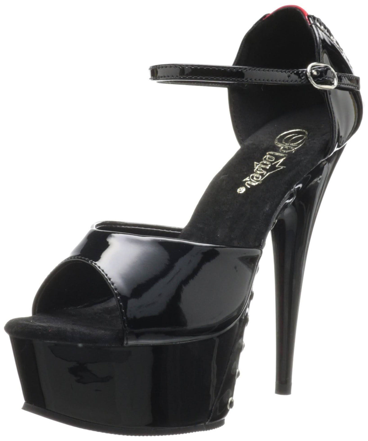 Black Red Patent Shoes R893247