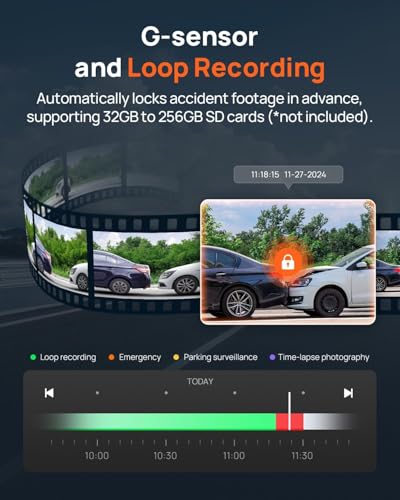 4K Dash Cam with Starvis 2 HDR Night Vision B977181