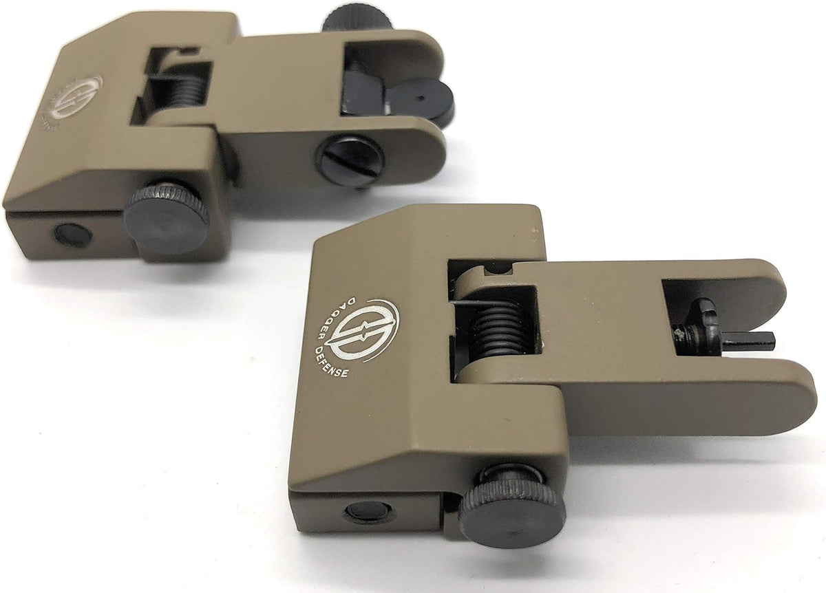 Tactical Flip Up Iron Sights (Tan) U713