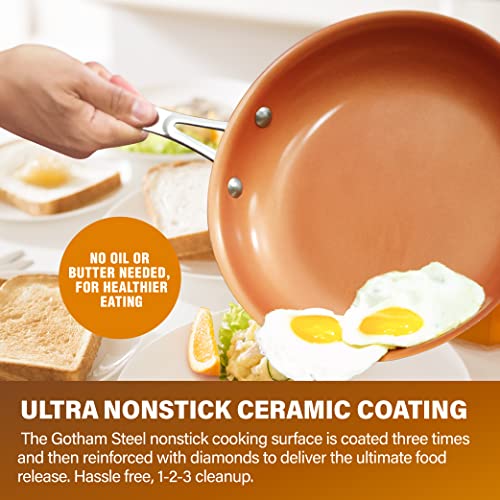 10” Nonstick Fry Pan with Lid J4085
