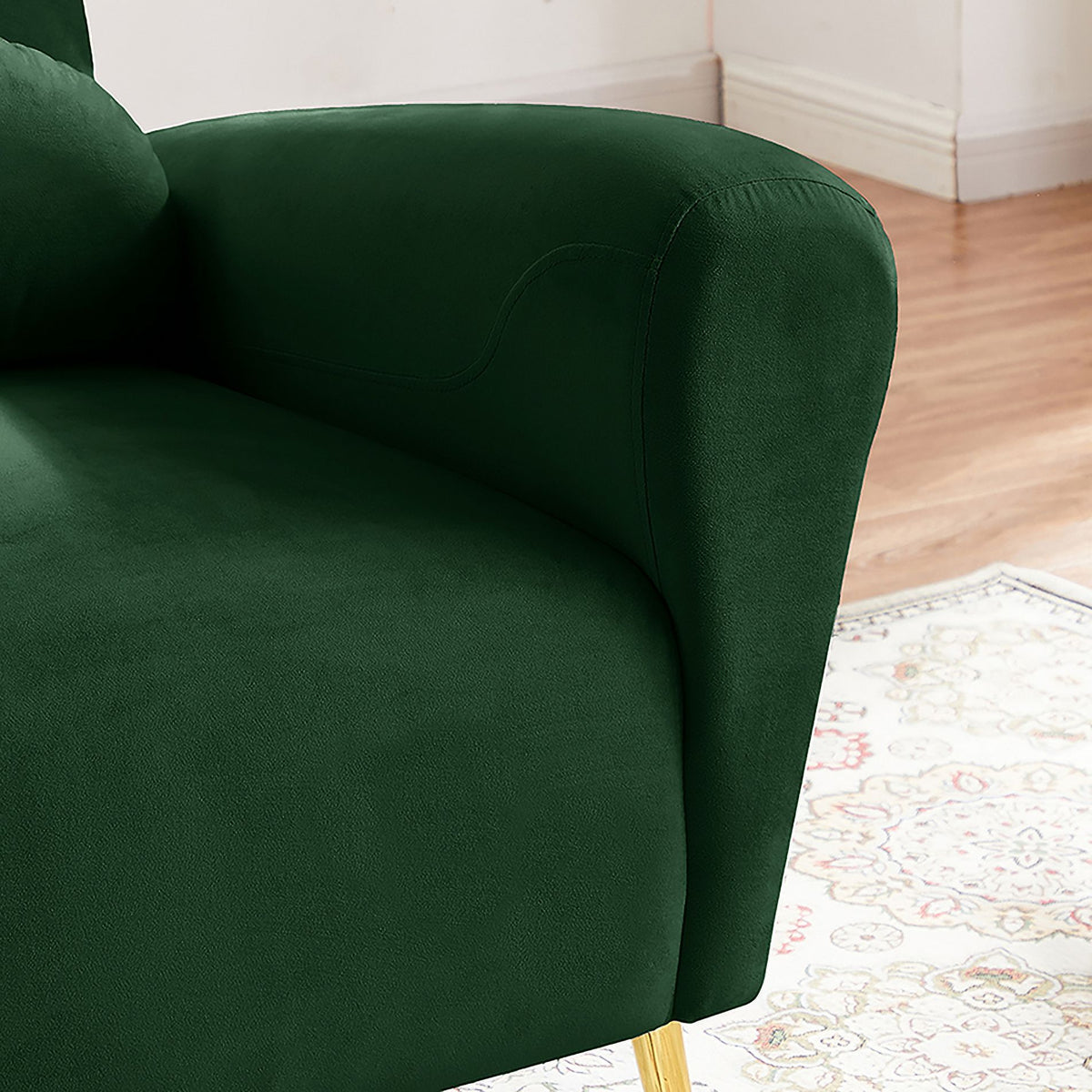Blue Upholstered Armless Chair X861595