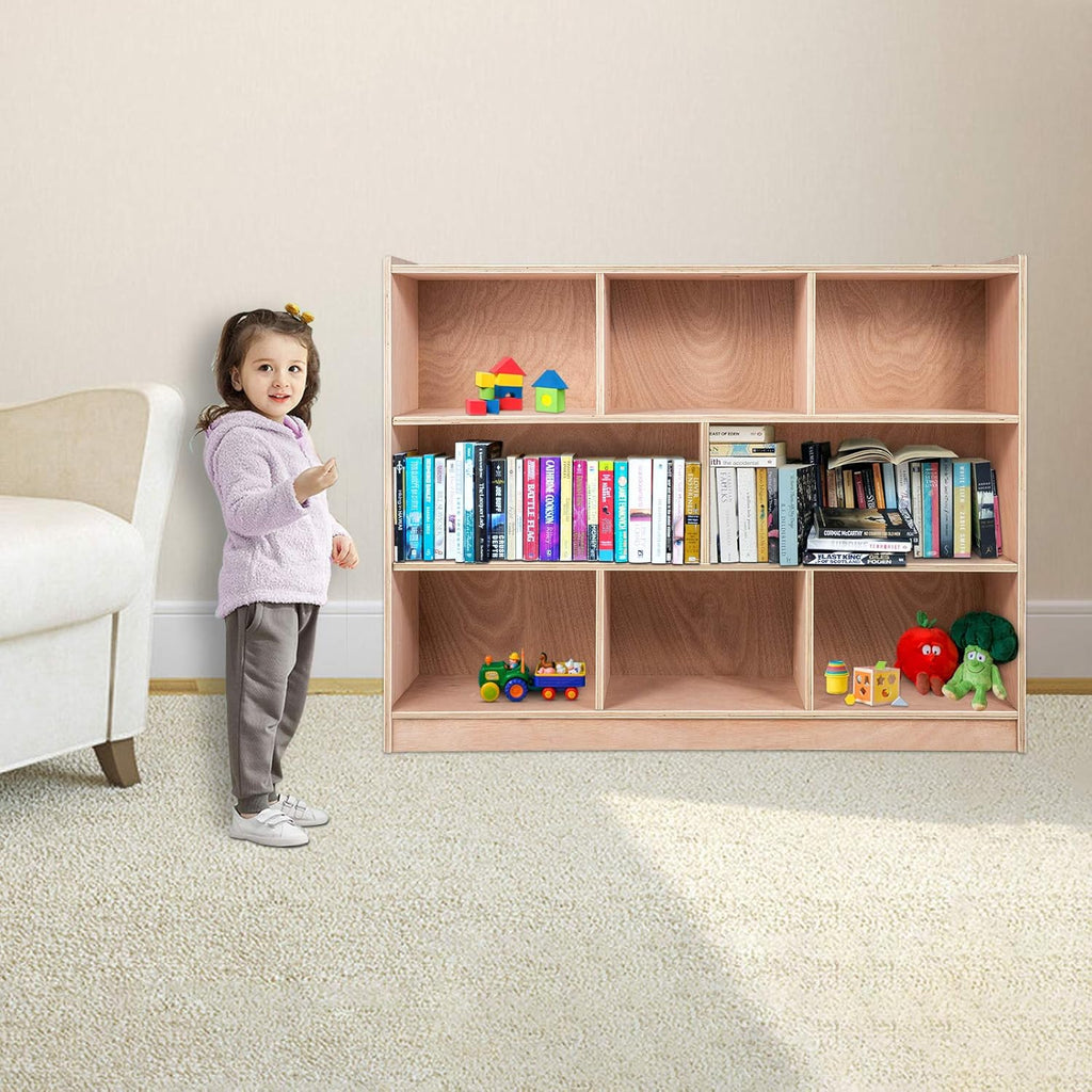 36” High Wood Color Classroom Storage Cabinet D6849