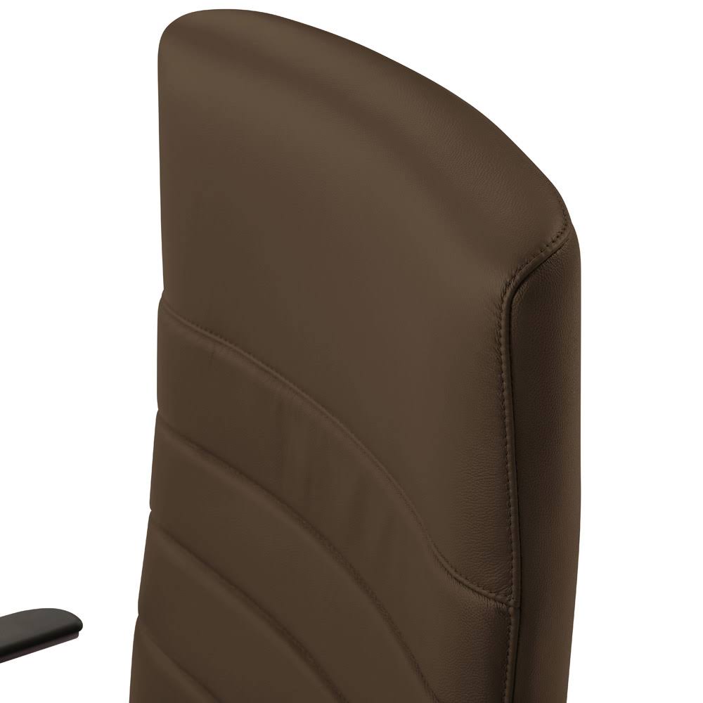 Modern Dark Brown Leather Executive Chair M7101