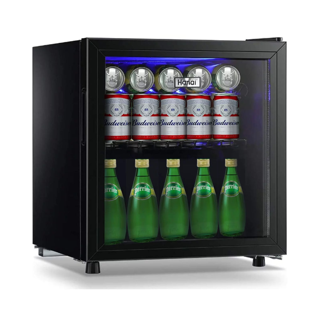 62-Can Beverage Cooler and Refrigerator, 1.6 Cu.Ft. Stainless Steel T7162
