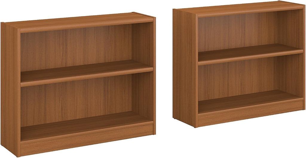 2 Shelf Bookcase Set of 2 in Royal Oak R19736