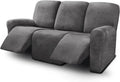 Velvet Sofa Cover 3-Seater Set of 8 X64783