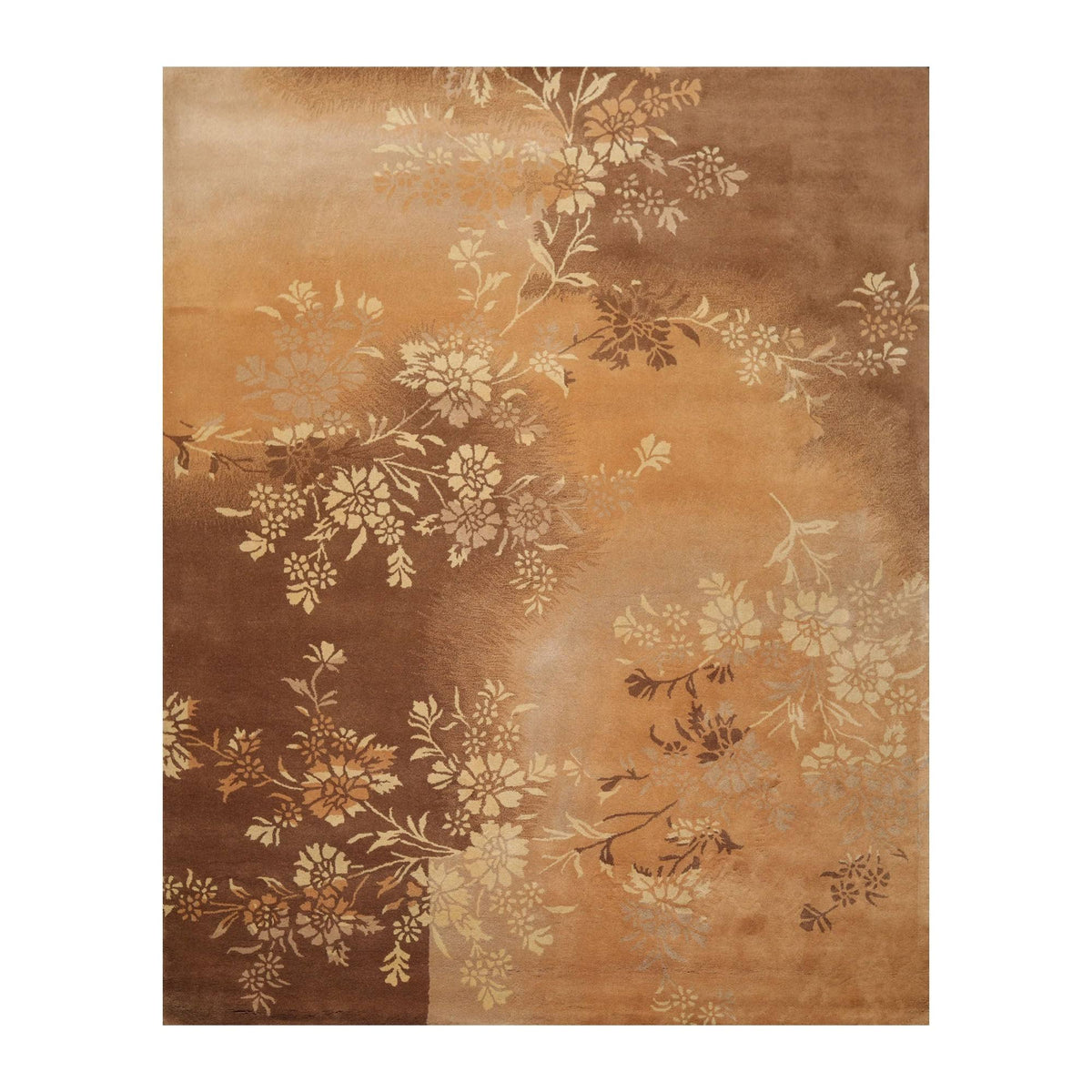 Hand Tufted 100 Wool Botanical Oriental Rug O474