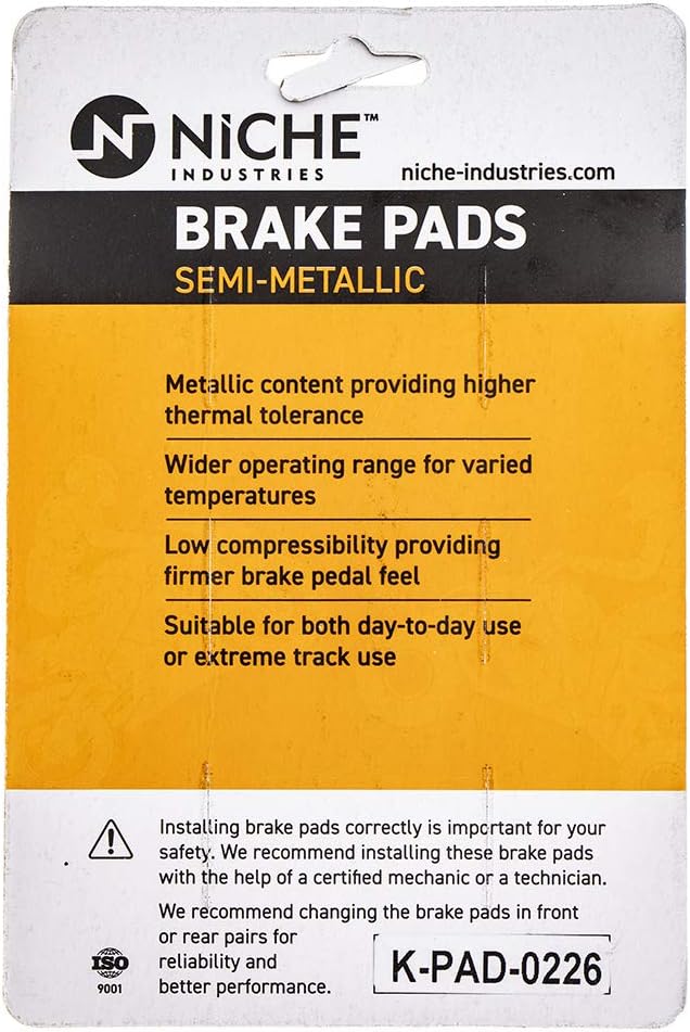 Brake Pad Set Semi-Metallic Pack of 2 I495