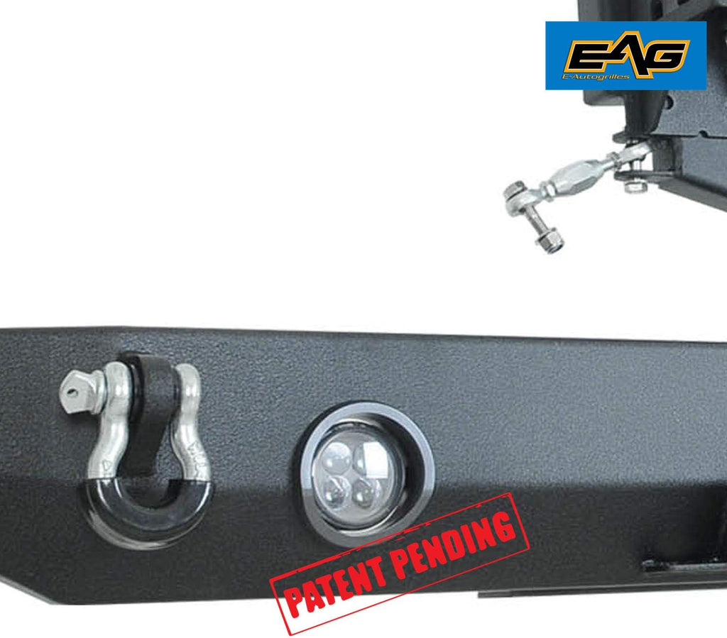 Compatible with JK Rear Bumper with Tire Carrier X190