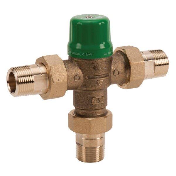 3/4 in Union NPT Mixing Valve with Gauge F8837