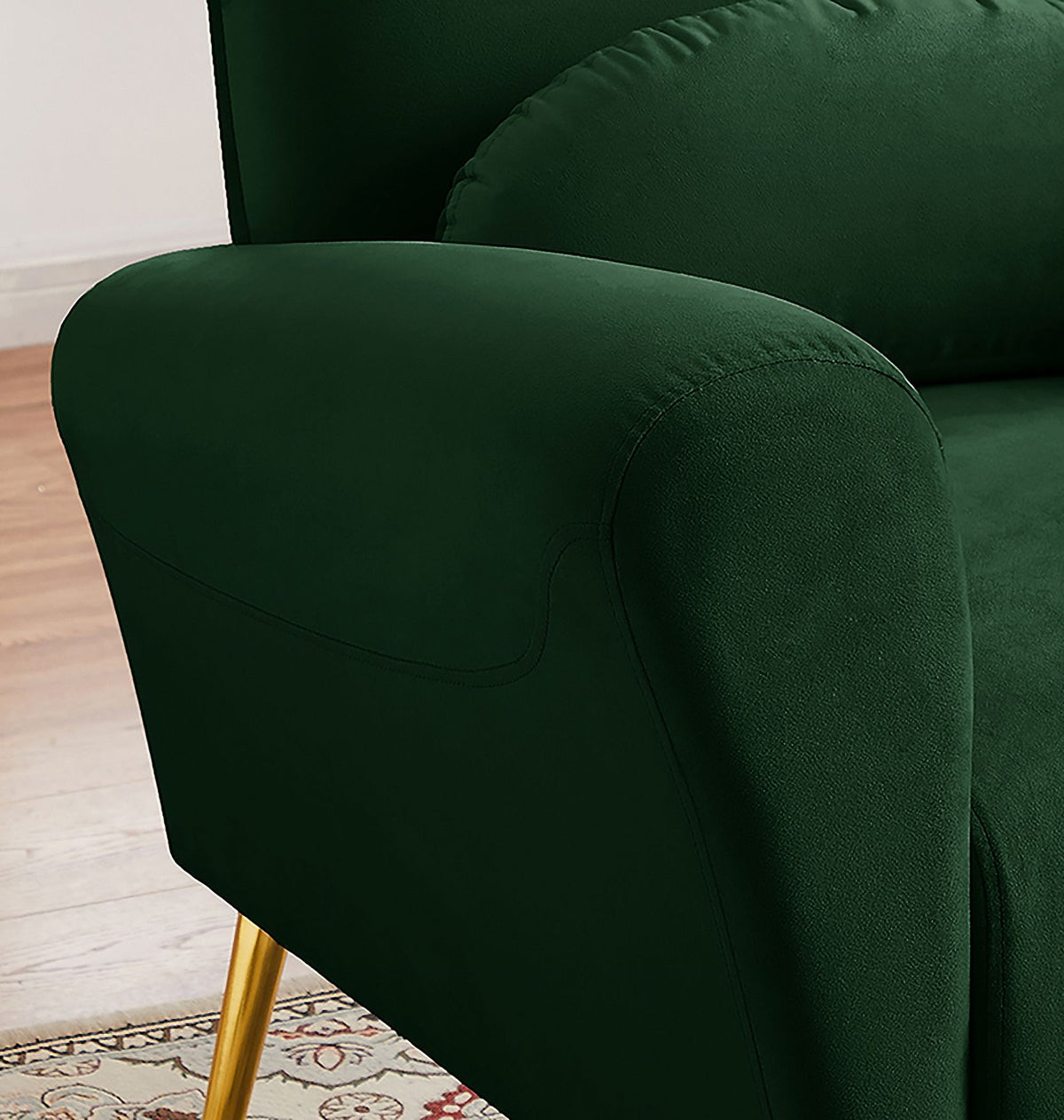 Blue Upholstered Armless Chair X861595