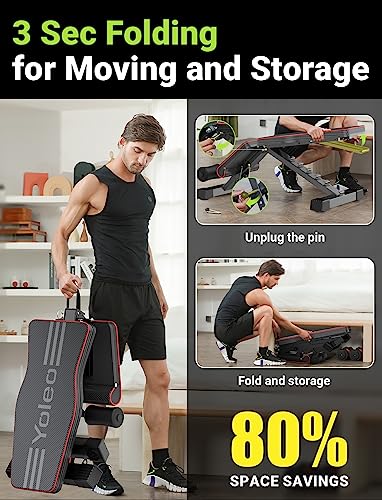 Black Adjustable Weight Bench A136045