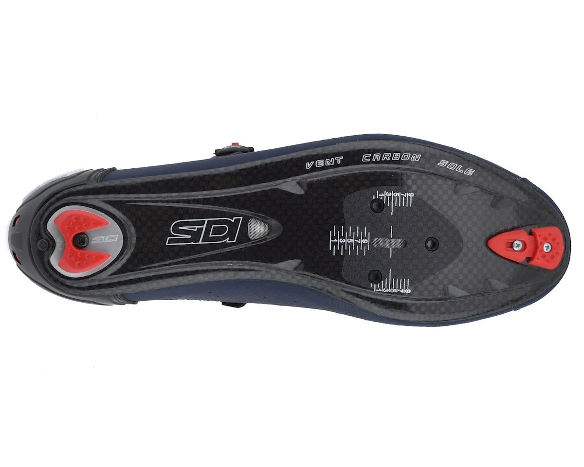 Matte Blue Black Carbon Cycling Shoes H5530