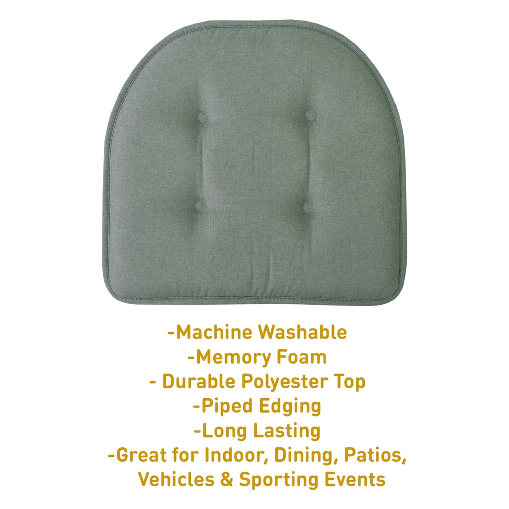 Memory Foam No Slip Chair Pad Cushion 6 Pack X543828