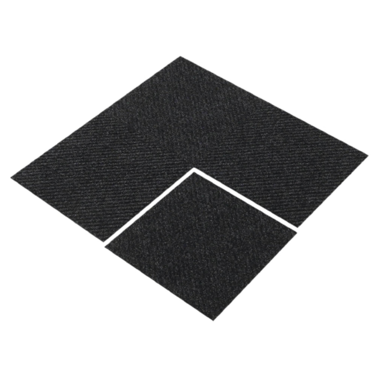 Charcoal 19.7 inch Carpet Tile, 12 Tiles A8879