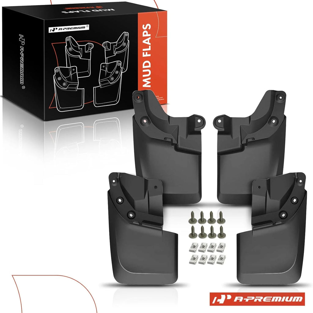 4-PC Molded Mud Flaps Splash Guards for Toyota Tacoma S299