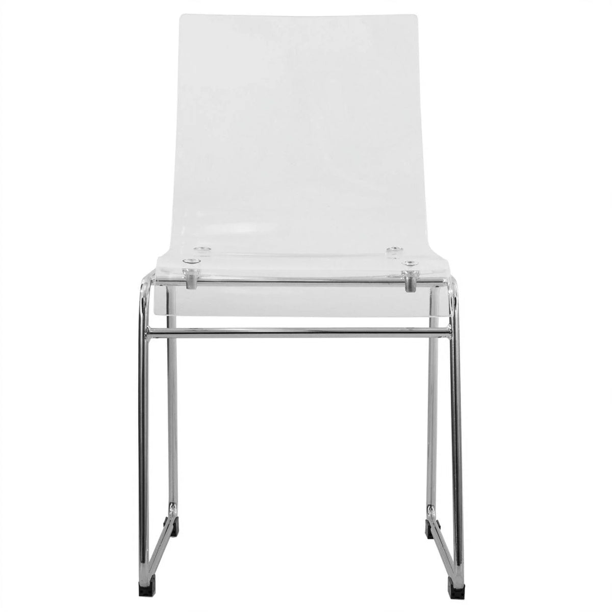 Clear Acrylic Dining Side Chair Set of 2 V3701