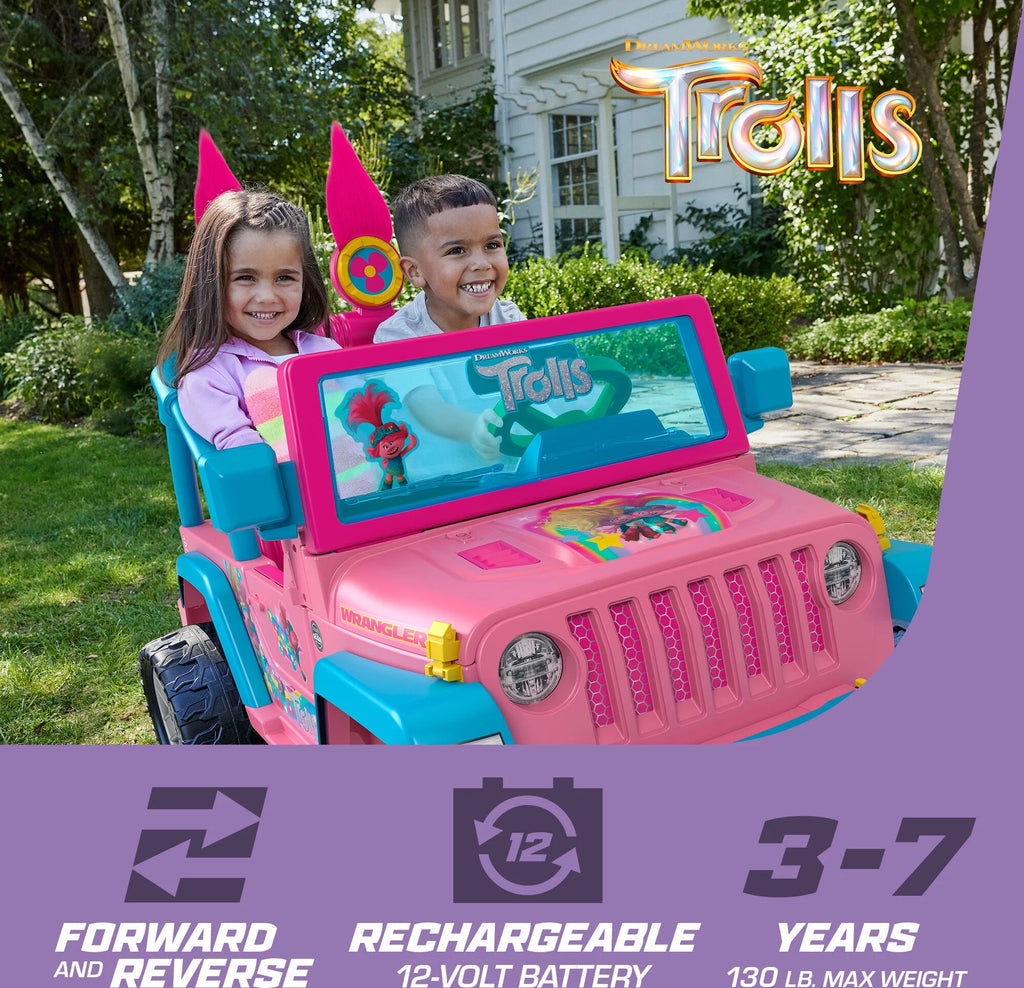 Jeep Wrangler Ride-On Toy Vehicle With Sounds G374