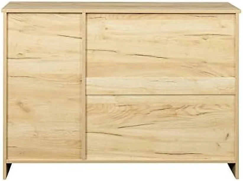 Wood Buffet Sideboard Cabinet with Adjustable Shelves R13523