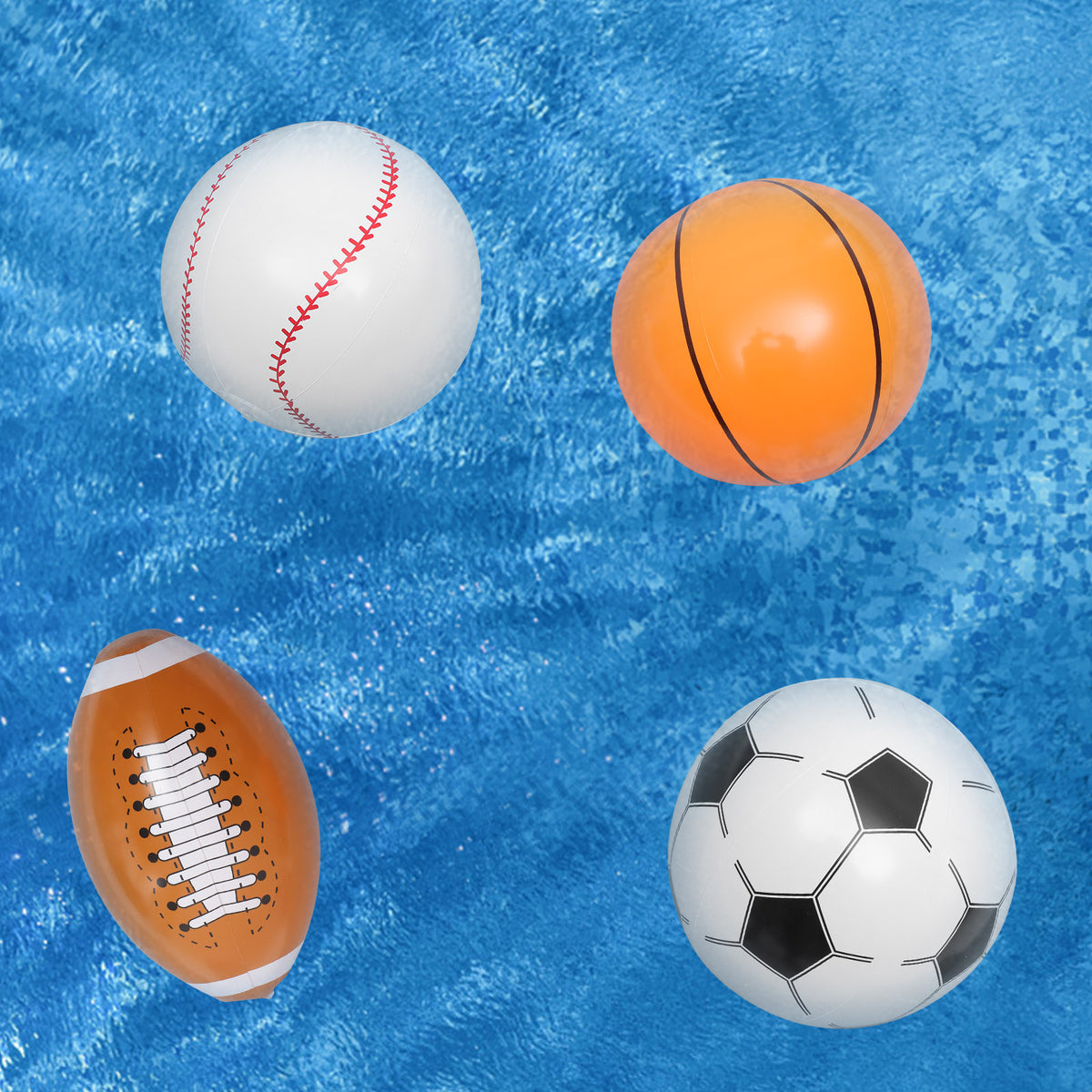 Inflatable Beach Ball Set of 4 Z22132