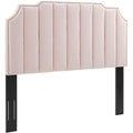 Pink Velvet King/California King Headboard T7272