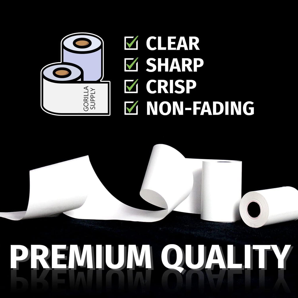 Thermal Paper Receipt Rolls 3 1/8 x 230 ft BPA Free 32 Rolls V597