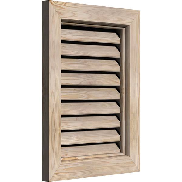 Primed Smooth Vertical Gable Vent U11697