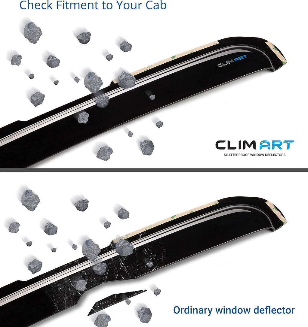 Dark Smoke 4 pcs In-Channel Window Deflectors K78860