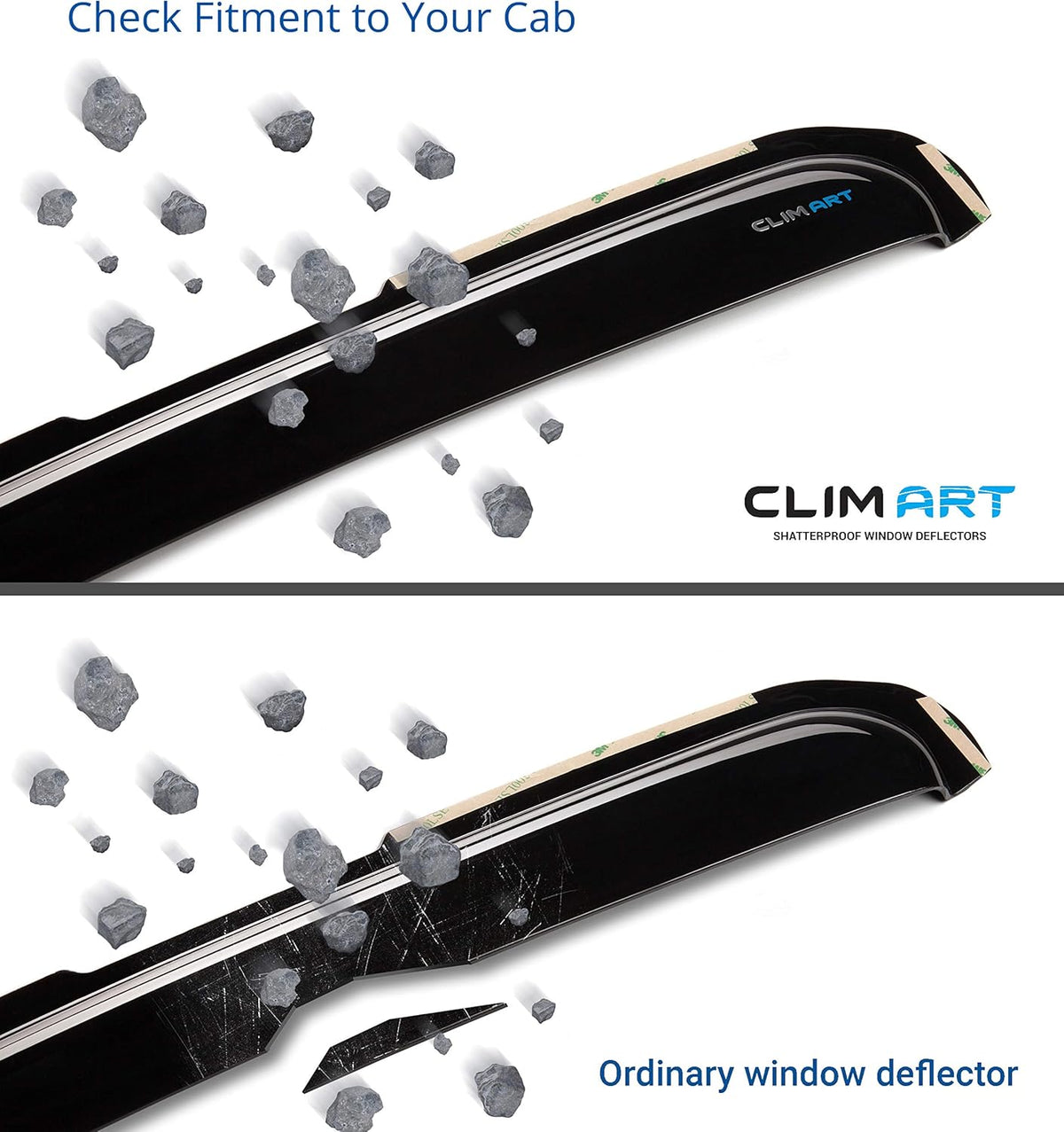 Dark Smoke 4 pcs In-Channel Window Deflectors K78860