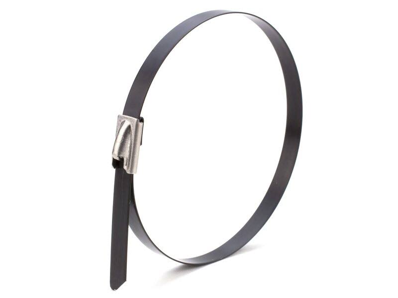 20 inch Plastic Coated Stainless Steel Cable Tie - 100 Pack U811