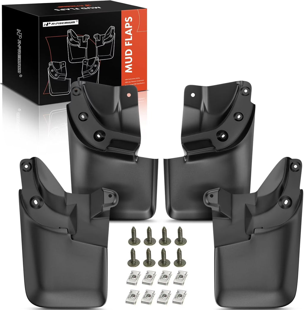 4-PC Molded Mud Flaps Splash Guards for Toyota Tacoma S299