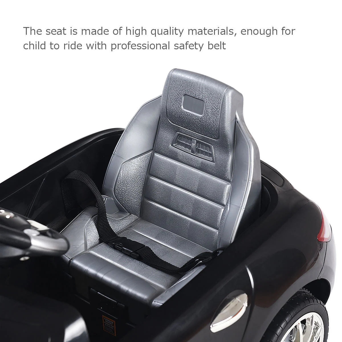 Black Kids Ride On Car W931702