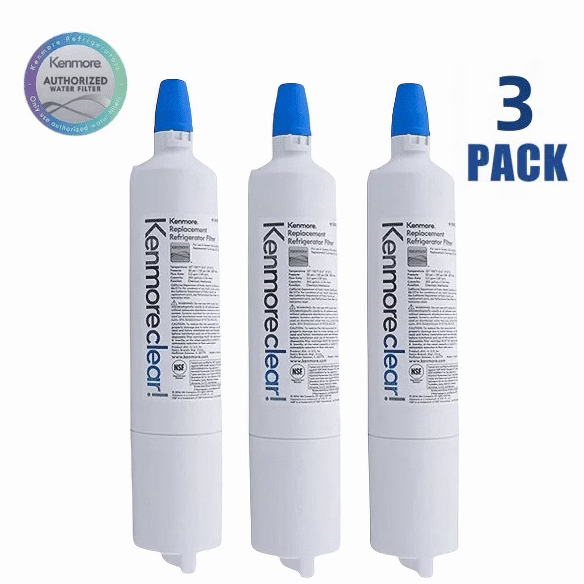 3 Pack Refrigerator Water Filter B673