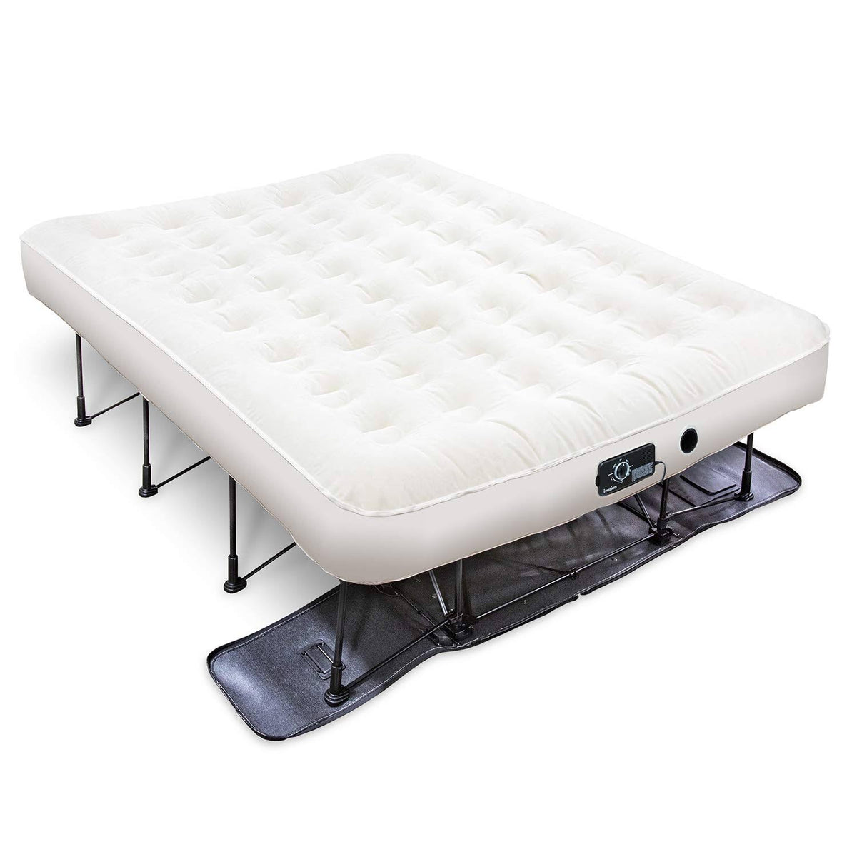 Queen Air Mattress with Frame and Rolling Case Y857