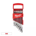 7-Piece Flex-Head Ratcheting Combination Wrench Set SAE A899233
