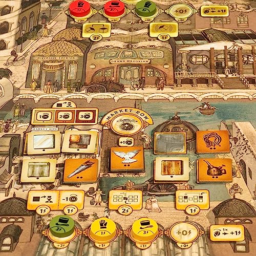 Victorian Steampunk Worker Placement Game for 2-4 Players S8011