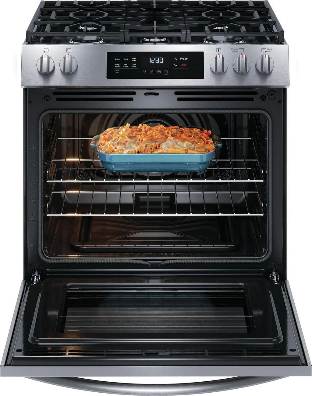 30" Front Control Gas Range with Convection Bake V782622