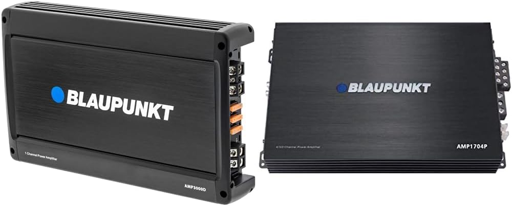 3000W Monoblock 4-Channel Car Amplifiers Bundle H61638